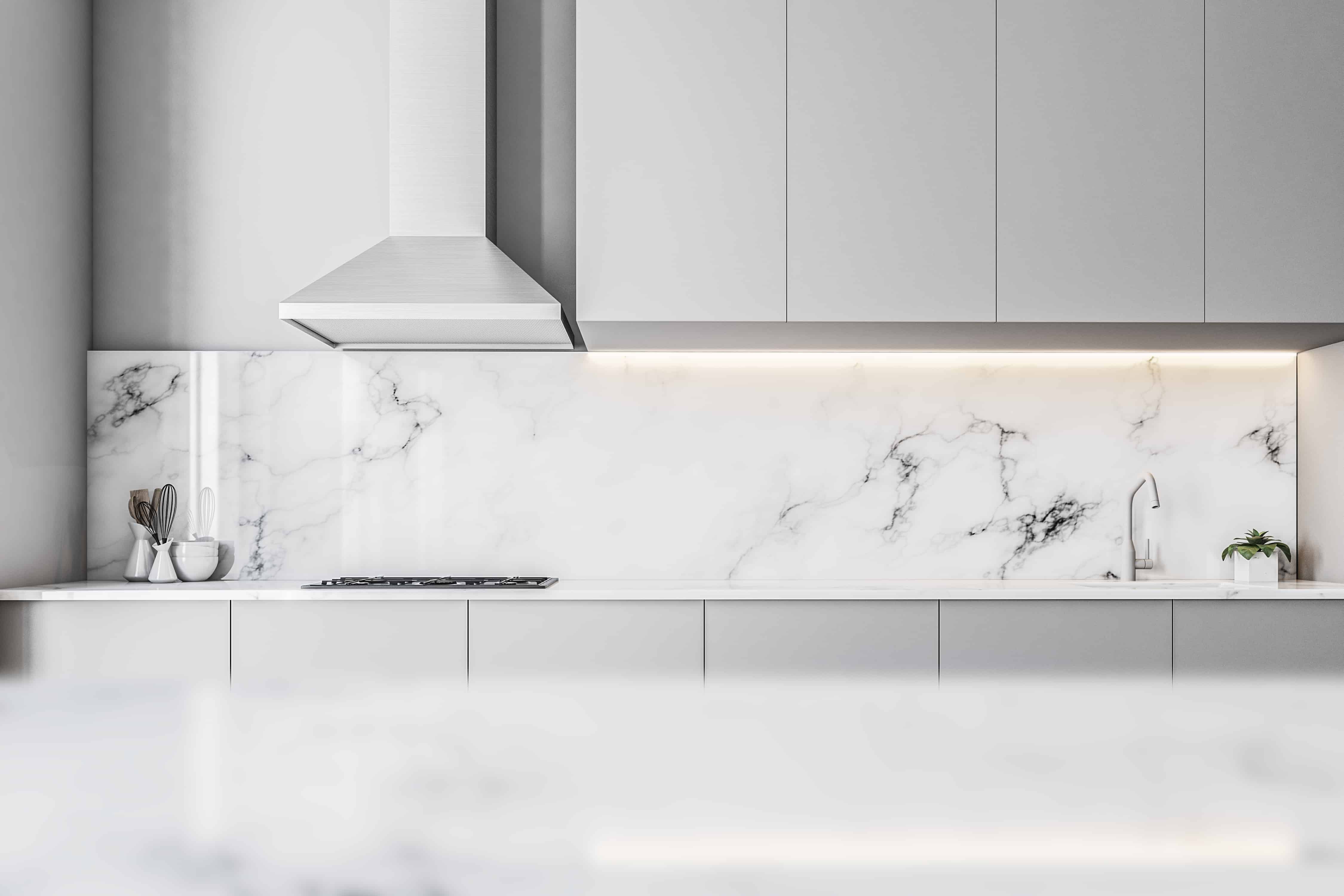 marble kitchen countertop