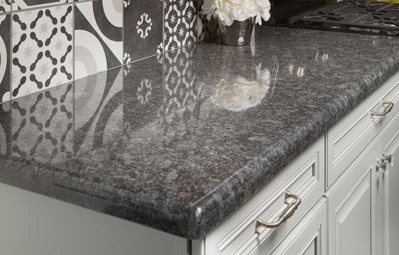 Gray Granite Kitchen Countertops Things In The Kitchen   Steel Gray Granite Countertops 