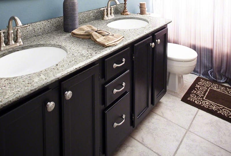 moon white granite bathroom vanity