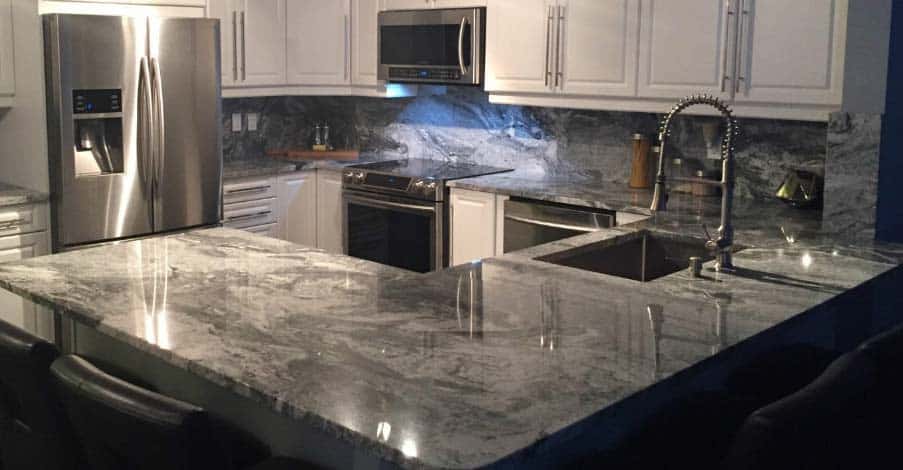 silver cloud granite countertops